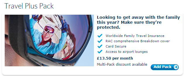 barclays travel plus pack cost