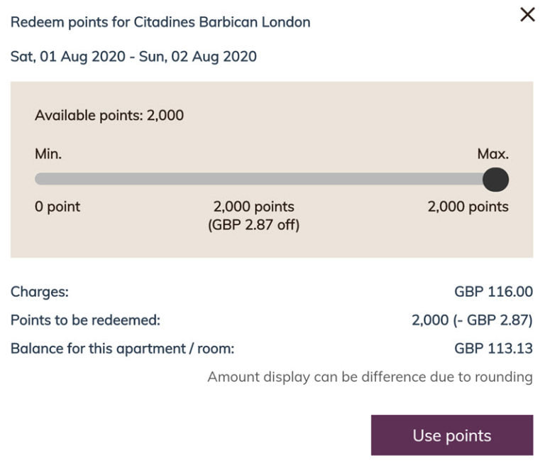 ascottredeempointsexample Verylvke